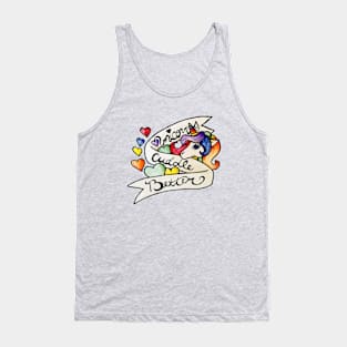 Unicorns Cuddle Better Tank Top